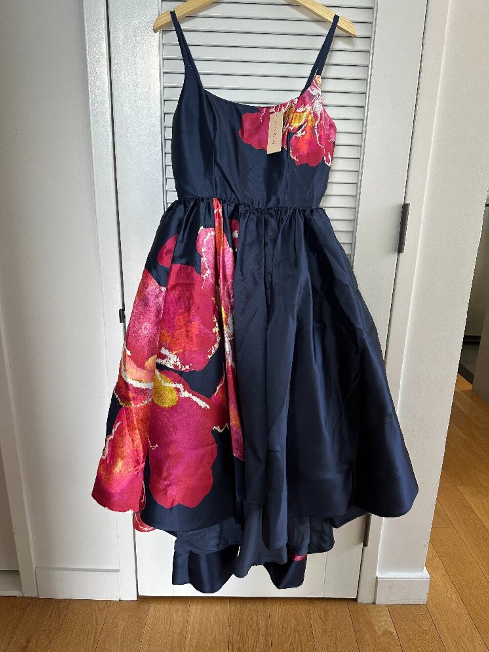 Hutch Shyloh Floral Mikado High-Low Gown NWT